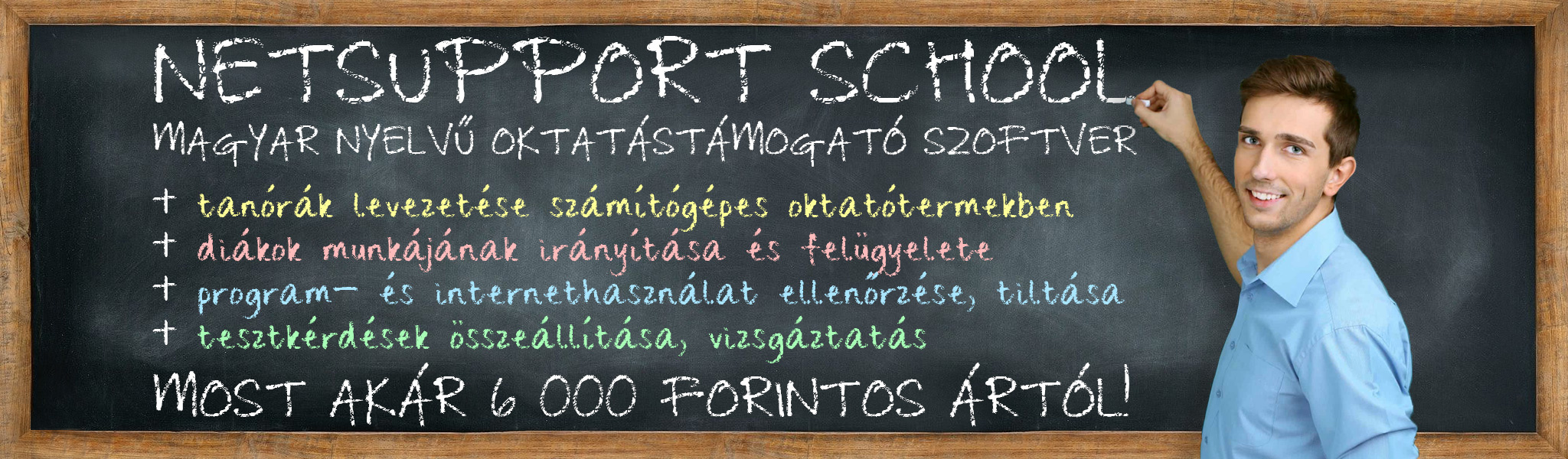 NetSupport School - akár 6 000 forintos ártól!