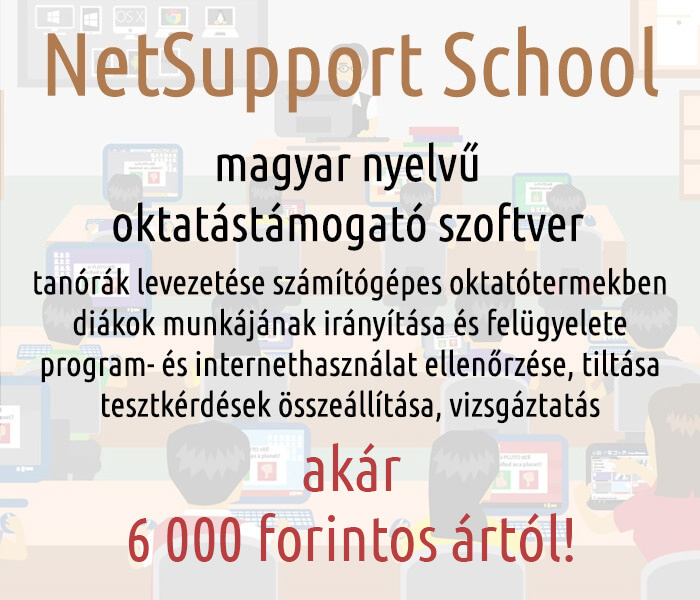 NetSupport School - most akár 6 000 forintos ártól!
