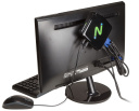 NComputing L300 monitorra szerelve